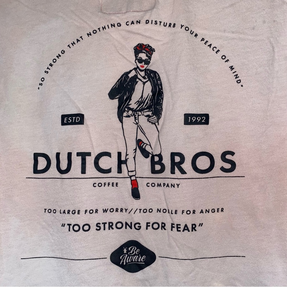 Pink Awareness Long sleeve dutch bros Tee